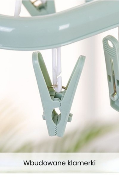 Klamerki wieszaka na skarpetki