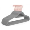 Wieszaki na koszule antypoślizgowe Wieszaki na koszule antypoślizgowe szare