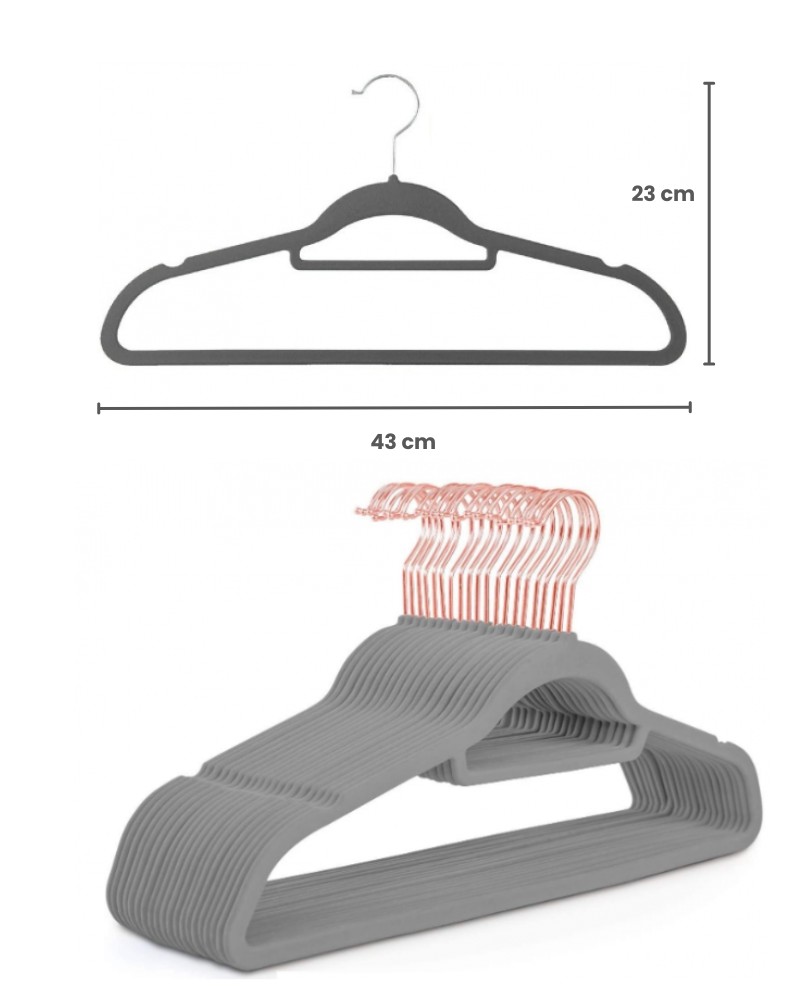 Wieszaki na koszule antypoślizgowe Wieszaki na koszule antypoślizgowe wymiary