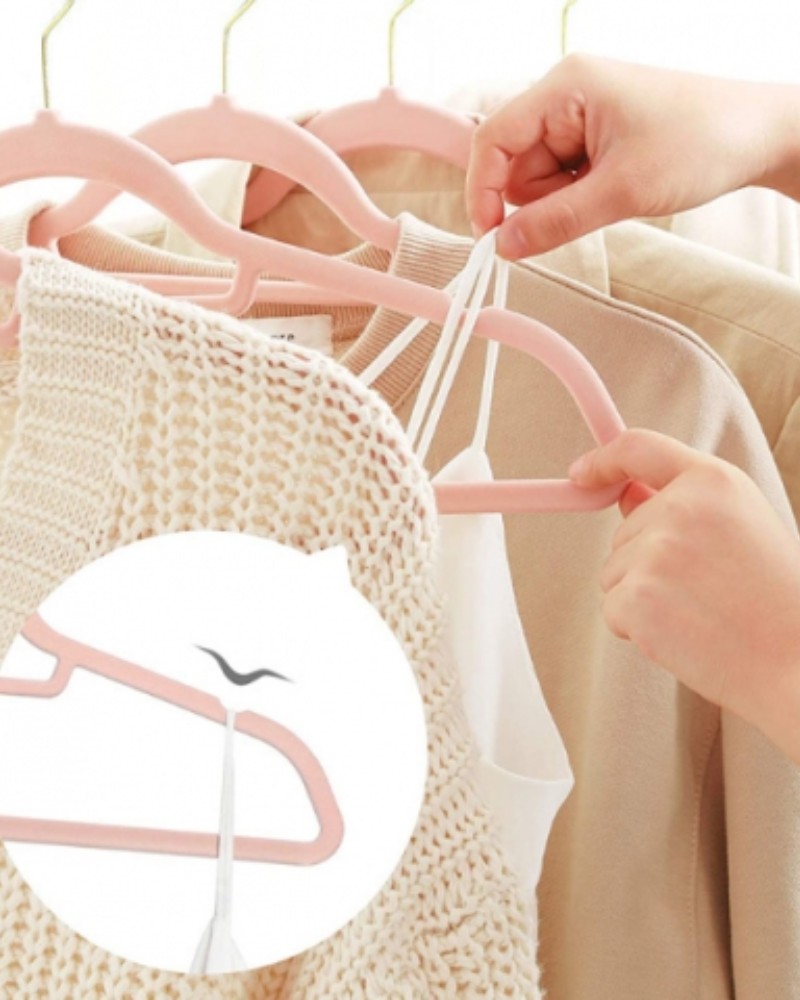 Wieszaki na koszule antypoślizgowe (2) Wieszaki na koszule antypoślizgowe 8+2 GRATIS!