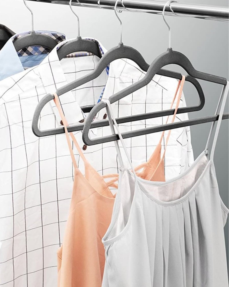 Wieszaki na koszule antypoślizgowe Ubrania na wieszaku antypoślizgowym