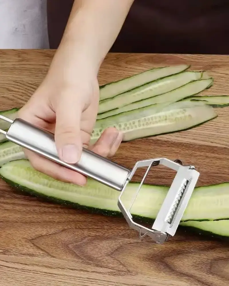 Obieraczka + obierak szatkownica Turbo Titan Peeler Krojenie ogórka obieraczką