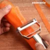 Obieraczka + obierak szatkownica Turbo Titan Peeler Krojenie marchewki obieraczką