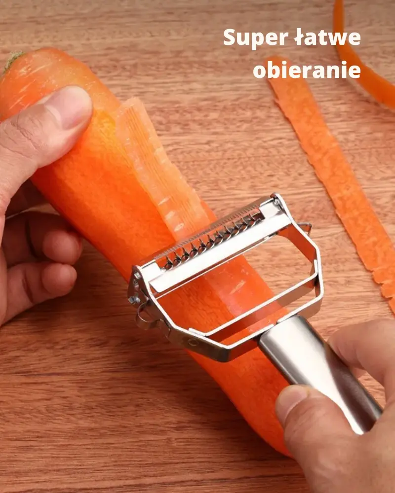 Obieraczka + obierak szatkownica Turbo Titan Peeler Krojenie marchewki obieraczką