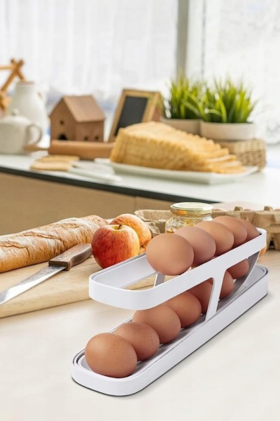 Pojemnik do przechowywania jajek dwupoziomowy automatyczny