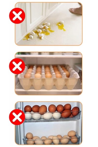 Pojemnik do przechowywania jajek dwupoziomowy automatyczny