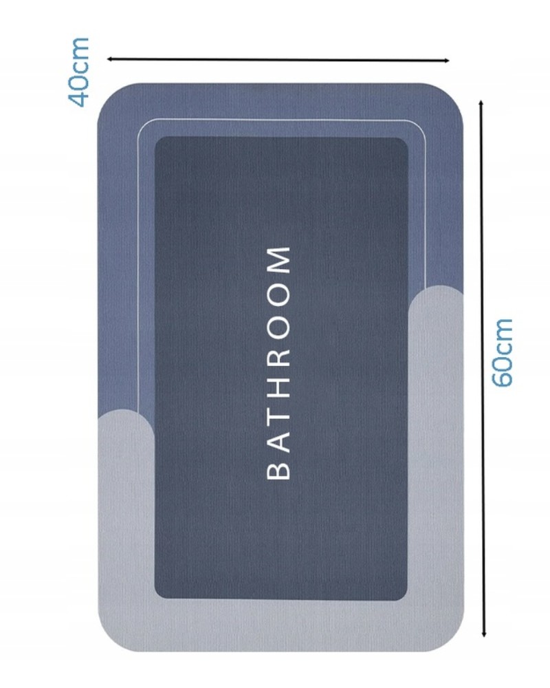 Mata dywanik łazienkowy szybkoschnący wymiary