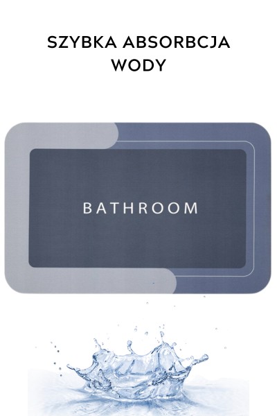 Mata dywanik łazienkowy szybkoschnący