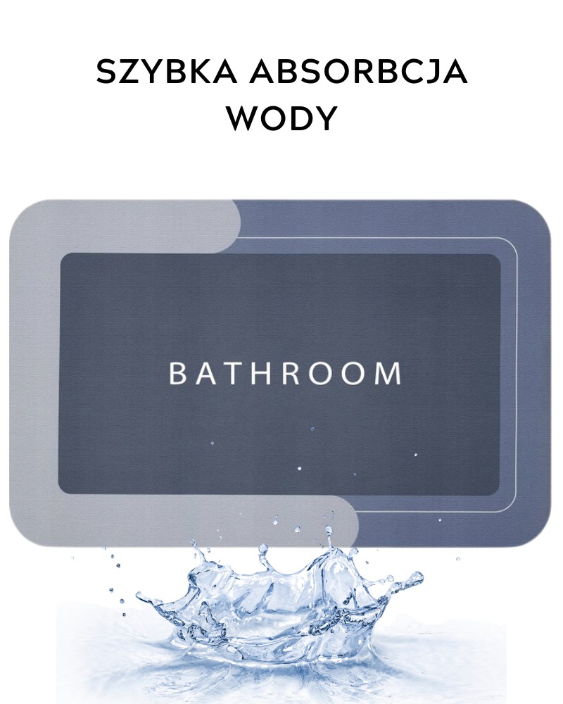 Mata dywanik łazienkowy szybkoschnący