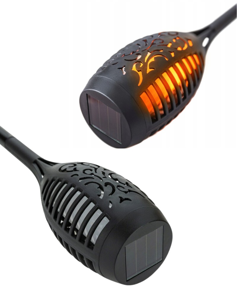 Lampa LED solarna płomień Lampa LED solarna płomień