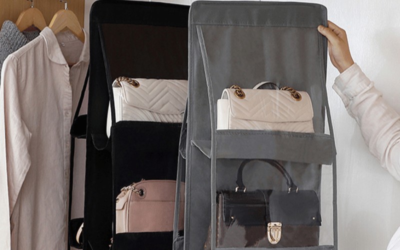 Organizer na torebki do szafy