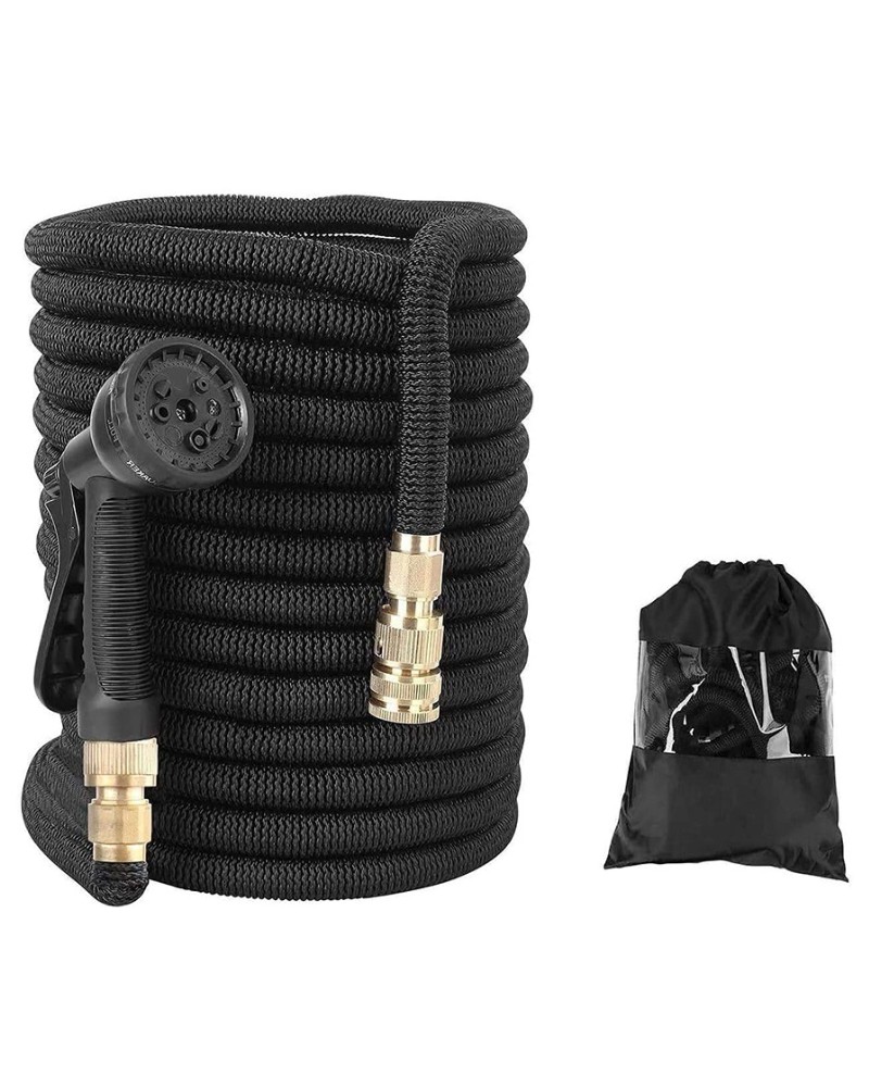 Wąż ogrodowy rozciągliwy 15m złączki pistolet hak