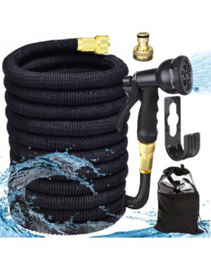 Wąż ogrodowy rozciągliwy 15m złączki pistolet hak