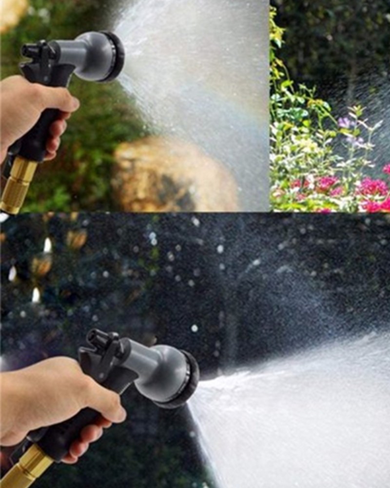 Wąż ogrodowy rozciągliwy 15m złączki pistolet hak