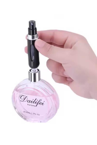 Atomizer dozownik podróżny do perfum 5ml czarny