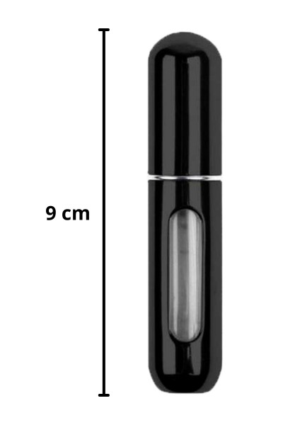 Atomizer dozownik podróżny do perfum 5ml czarny