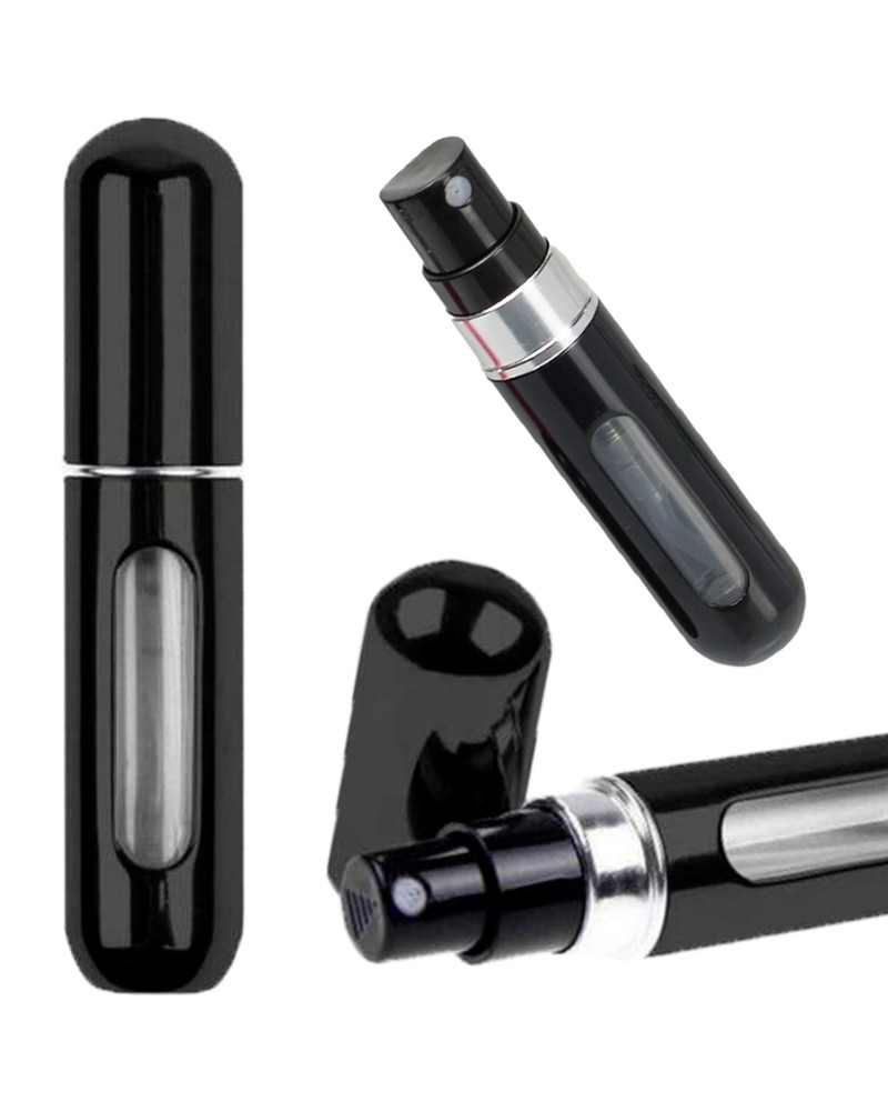 Atomizer do perfum podróżny kieszonkowy 5ml czarny