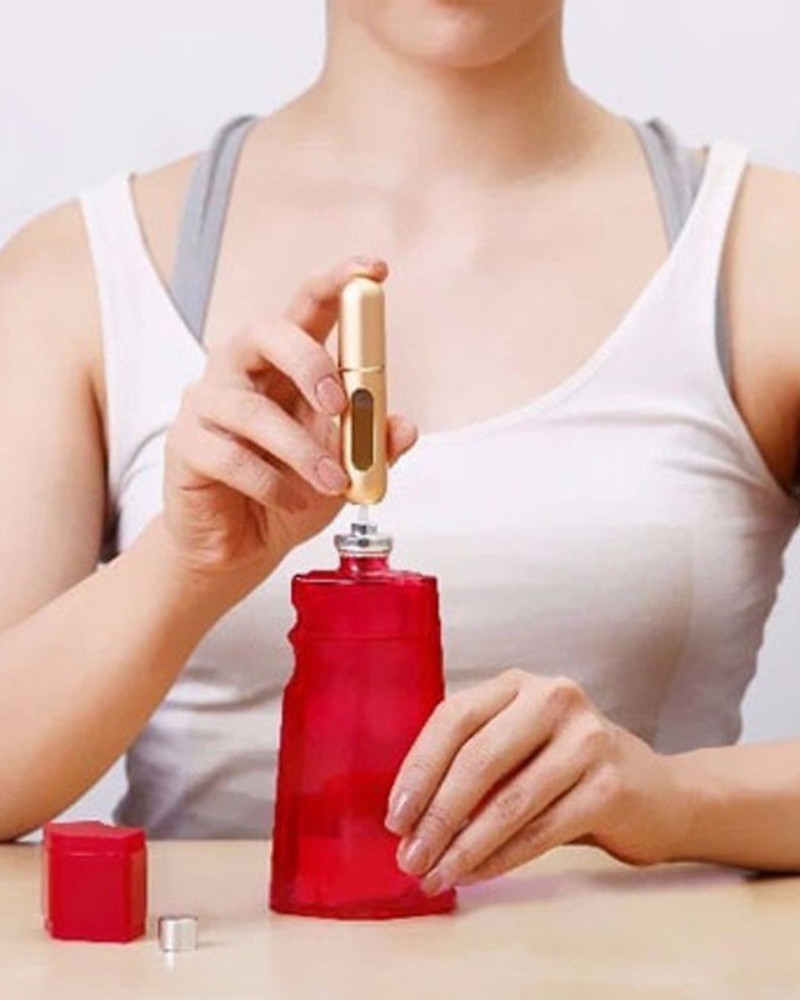 Atomizer do perfum podróżny kieszonkowy 5ml czarny