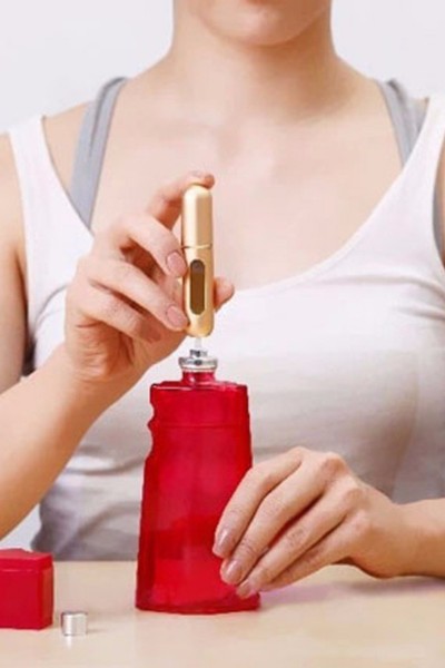 Atomizer dozownik podróżny do perfum 5ml czarny