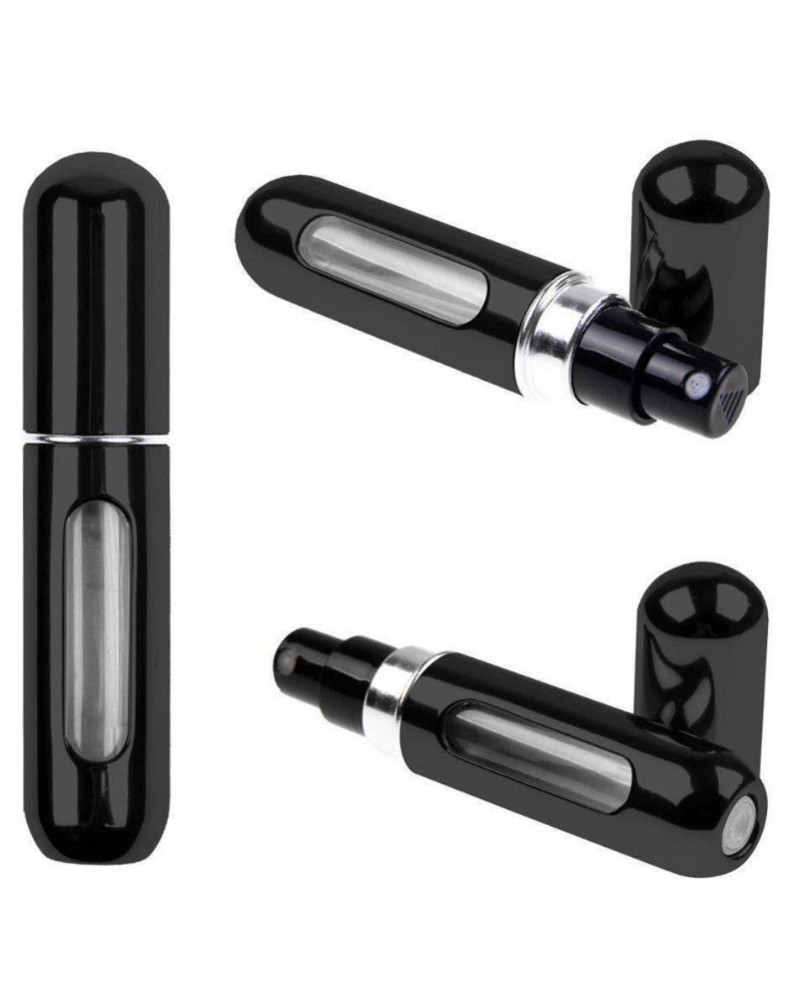Atomizer do perfum podróżny kieszonkowy 5ml czarny