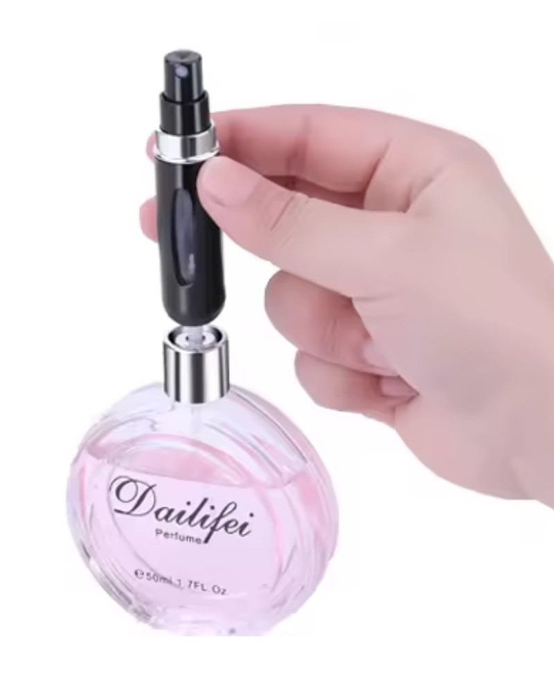 Atomizer do perfum podróżny kieszonkowy 5ml czarny