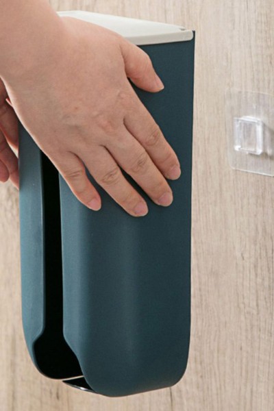 Pojemnik na reklamówki siatki torby organizer na worki kuchenny na ścianę