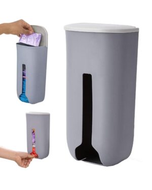 Pojemnik na reklamówki siatki torby organizer na worki kuchenny na ściannę Pojemnik na reklamówki siatki torby organizer na worki kuchenny na ścianę