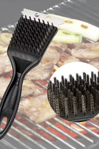 Szczotka skrobak do czyszczenia grilla rusztu 2w1