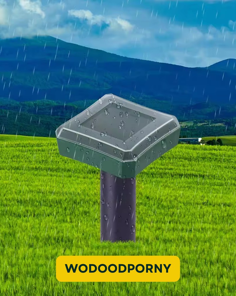 Odstraszacz solarny na krety gryzonie Odstraszacz solarny na krety gryzonie