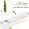 Pojemnik organizer Herb Keeper na zioła warzywa mini szklarnia (13) Pojemnik organizer Herb Keeper na zioła warzywa mini szklarnia