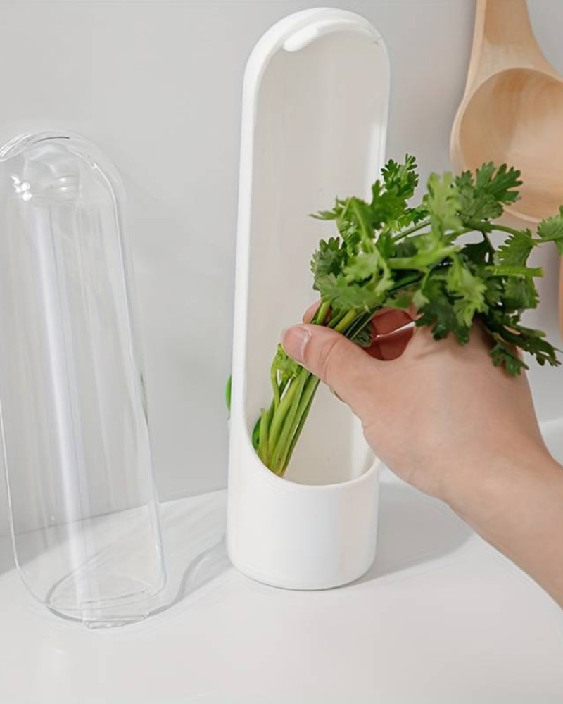 Pojemnik organizer Herb Keeper na zioła warzywa mini szklarnia (15) Pojemnik organizer Herb Keeper na zioła warzywa mini szklarnia