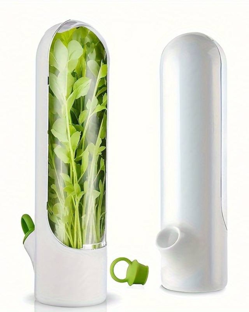 Pojemnik organizer Herb Keeper na zioła warzywa mini szklarnia (9) Pojemnik organizer Herb Keeper na zioła warzywa mini szklarnia