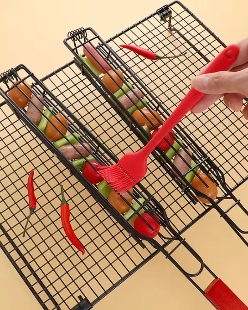 GRILL PRO Kosz do grillowania warzyw, mięs, szaszłyków stalowy 49cm
