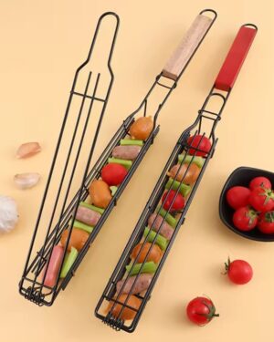 GRILL PRO Kosz do grillowania warzyw, mięs, szaszłyków stalowy 49cm