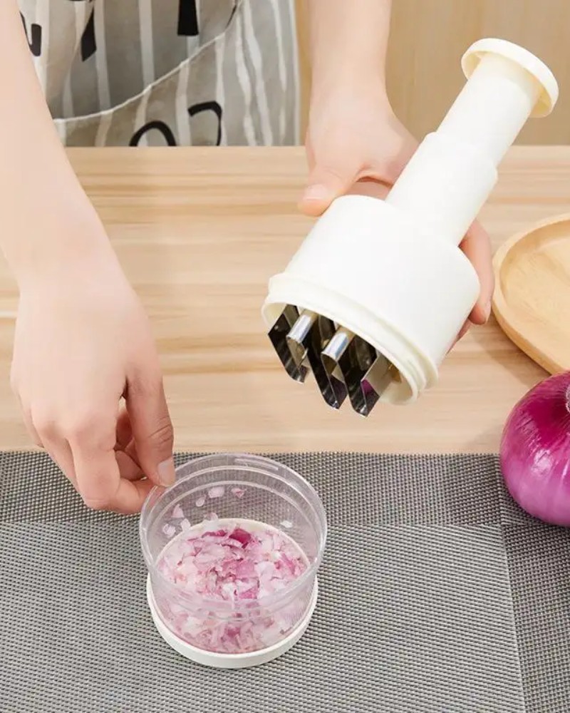 Siekacz szatkownica do cebuli warzyw czosnku obrotowa