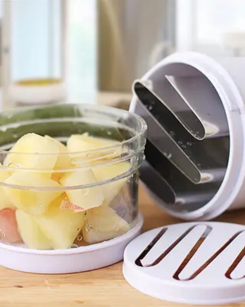 Siekacz szatkownica do cebuli warzyw czosnku obrotowa