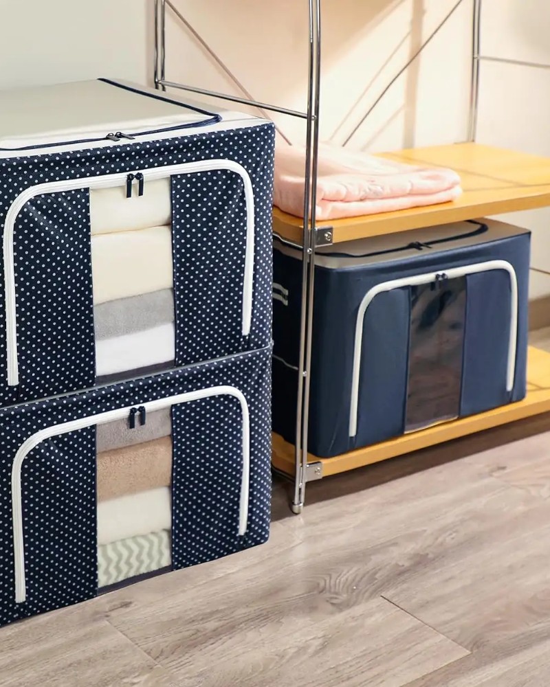 Pojemnik na pościel ubrania zamek stelaż Stackbox wzmocniony Pojemnik na pościel ubrania zamek stelaż Stackbox wzmocniony