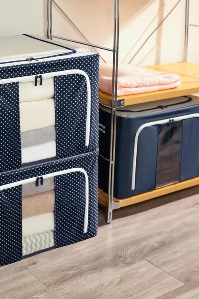 Pojemnik na pościel ubrania zamek stelaż Stackbox wzmocniony