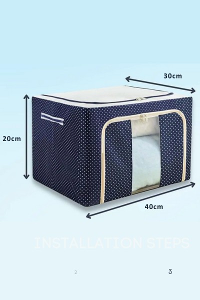 Pojemnik na pościel ubrania zamek stelaż Stackbox wzmocniony