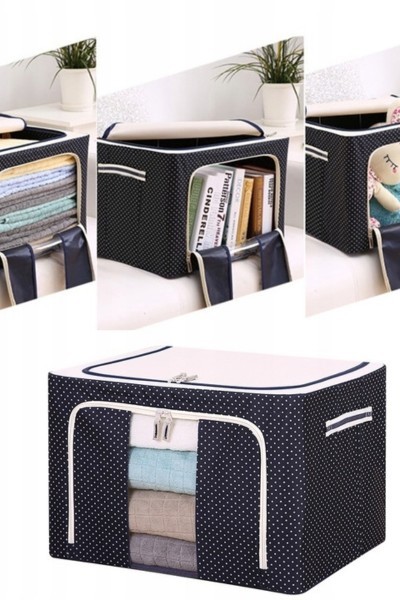 Pojemnik na pościel ubrania zamek stelaż Stackbox wzmocniony