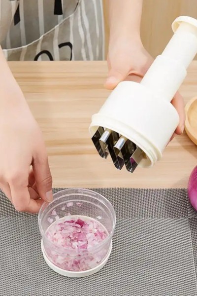 Siekacz szatkownica do cebuli warzyw czosnku obrotowa