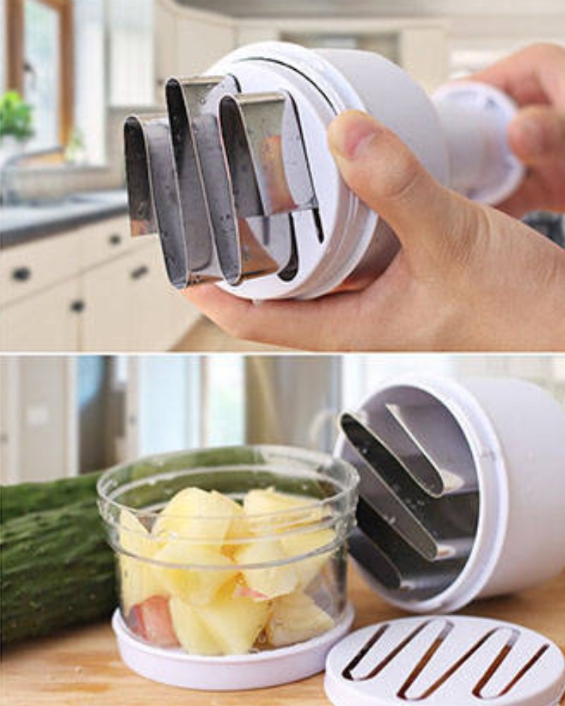 Siekacz szatkownica do cebuli warzyw czosnku obrotowa