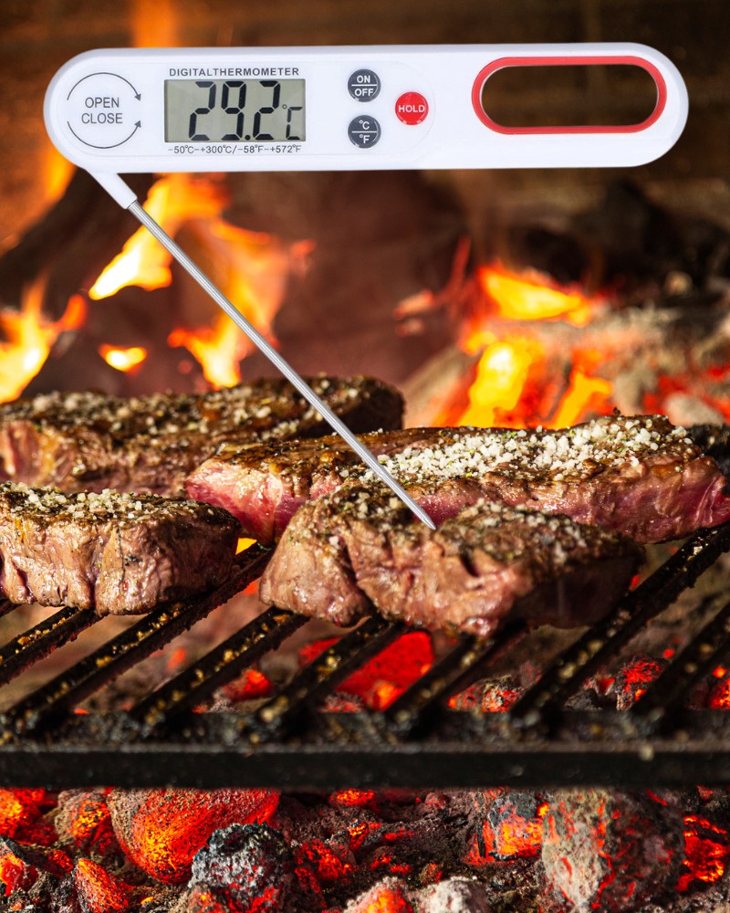 Termometr kuchenny do gotowania mięsa lcd 300°c