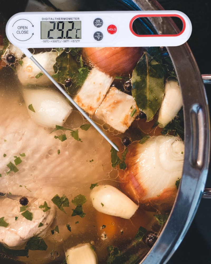 Termometr kuchenny do gotowania mięsa lcd 300°c