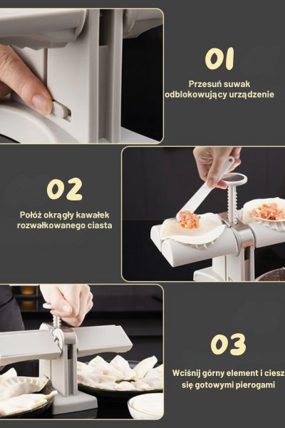 Maszynka do lepienia pierogów 2xXL