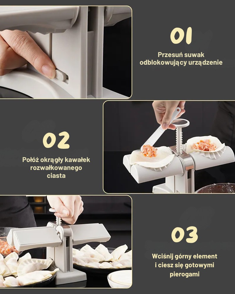 Maszynka do lepienia pierogów 2xXL