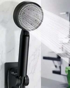 Słuchawka prysznicowa ShowerPro 2 czarna 5 funkcji natrysku