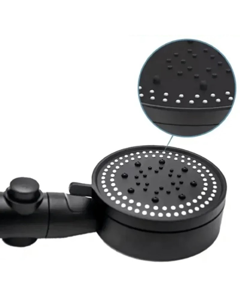 Słuchawka prysznicowa ShowerPro 2 czarna 5 funkcji natrysku
