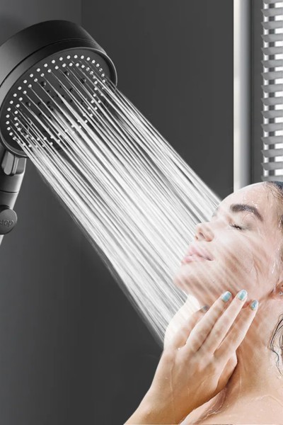 Słuchawka prysznicowa ShowerPro 2 czarna 5 funkcji natrysku