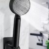 Słuchawka prysznicowa ShowerPro 2 czarna zestaw z wężem 5 funkcji natrysku